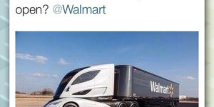 Walmarts new truck fleet.
