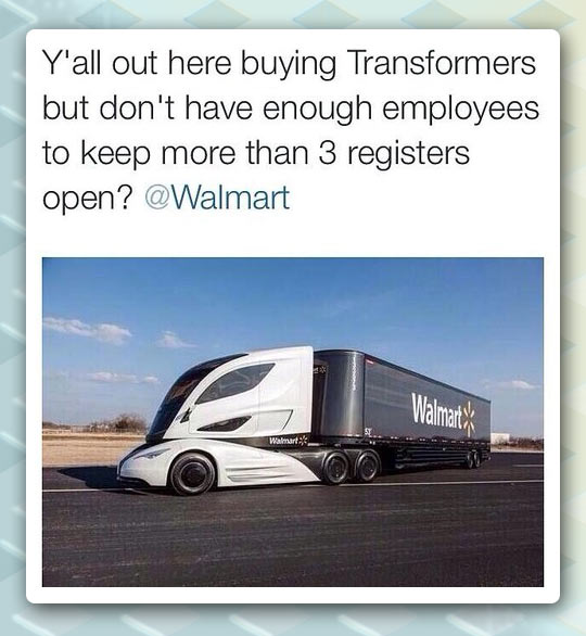 Walmarts new truck fleet.