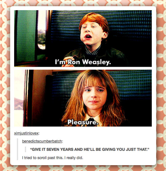 I'm Ron Weasley.