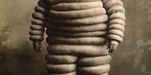 The original Michelin Man, circa 1907