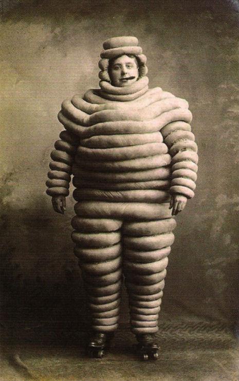 The original Michelin Man, circa 1907