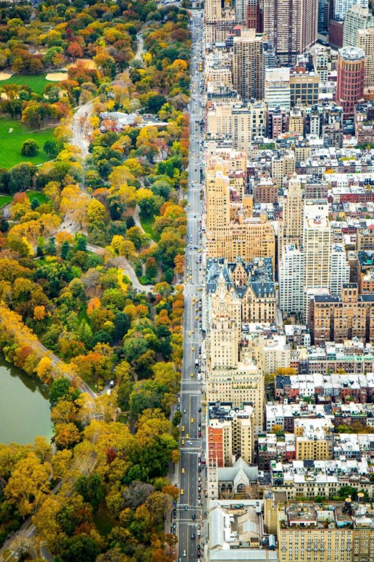 Two worlds divided in New York.