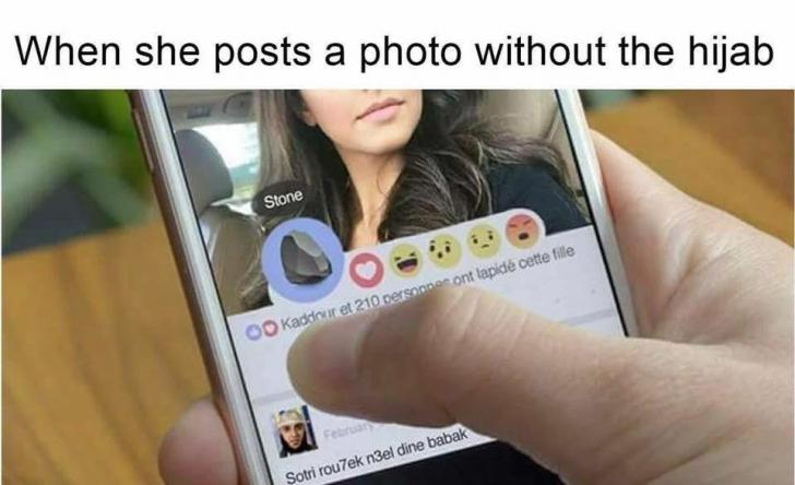 Facebook reactions help enforce Sharia Law