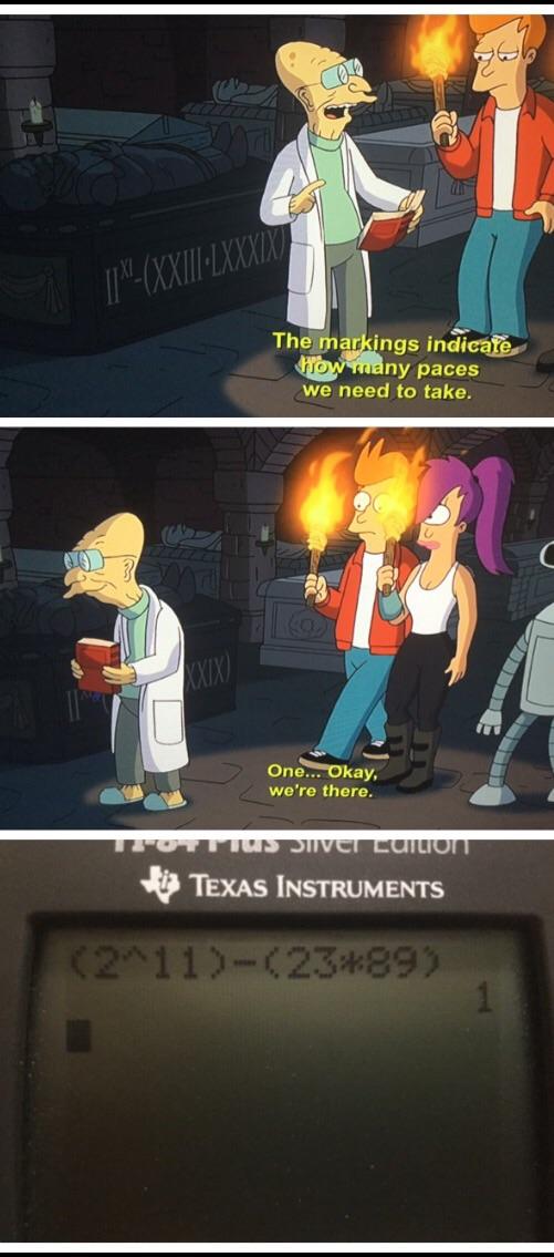 Futurama does the math!