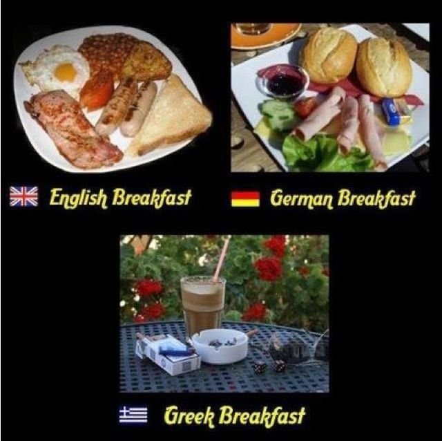 Just a Greek breakfast.