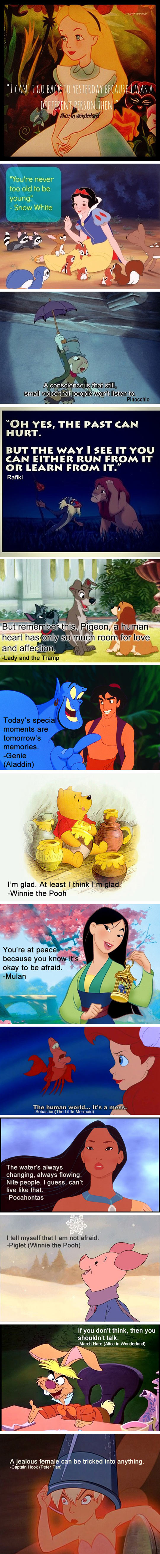 Wise words from Disney.