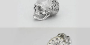 17th century skull pocket watch.