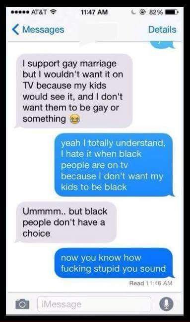 Black people don't have a choice