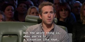 Ryan Reynolds on skydiving