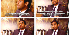 Aziz Ansari’s food dictionary