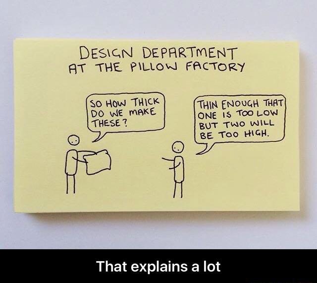 That explains a lot
