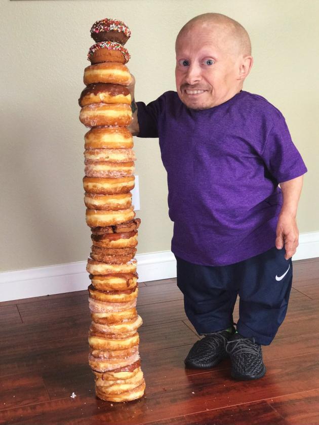 27 donuts tall