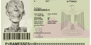 In 1974, the mummy of pharaoh Ramesses II was issued a valid Egyptian passport (nearly three millennia after his death) so that he could fly to Paris.