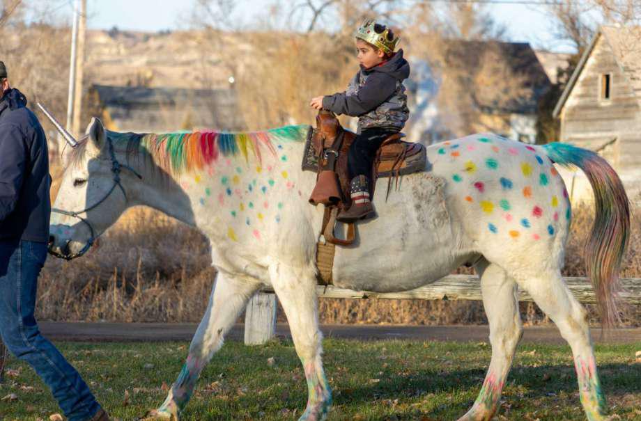 He wanted to ride a unicorn before his brain surgery... #makeithappencapn