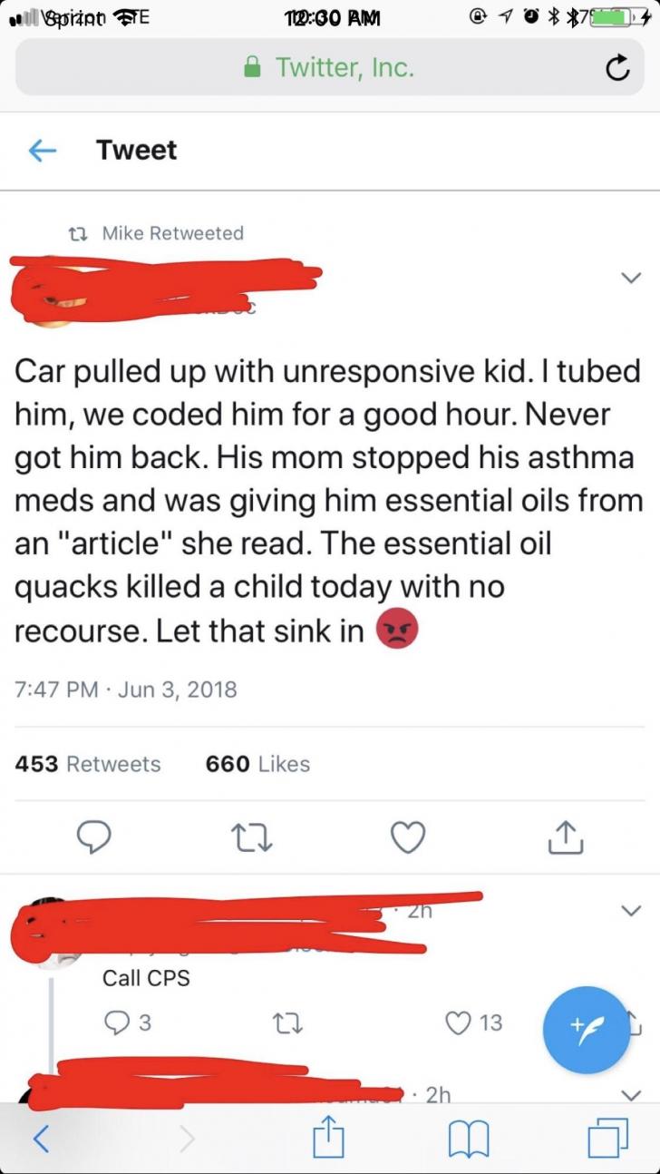You've uh, essentially killed your child. 