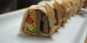 Big Mac sushi rolls