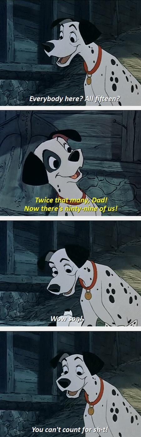 Dalmatians can't math