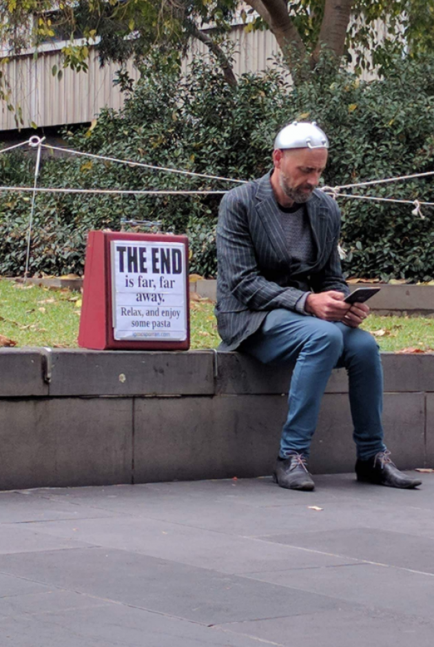 A real life Pastafarian