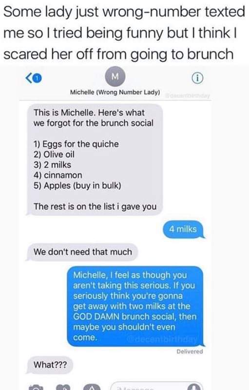 Fun with wrong numbers. Fun with wrong numbers.