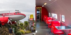 McDonald’s’ in New Zealand are in old airplanes.