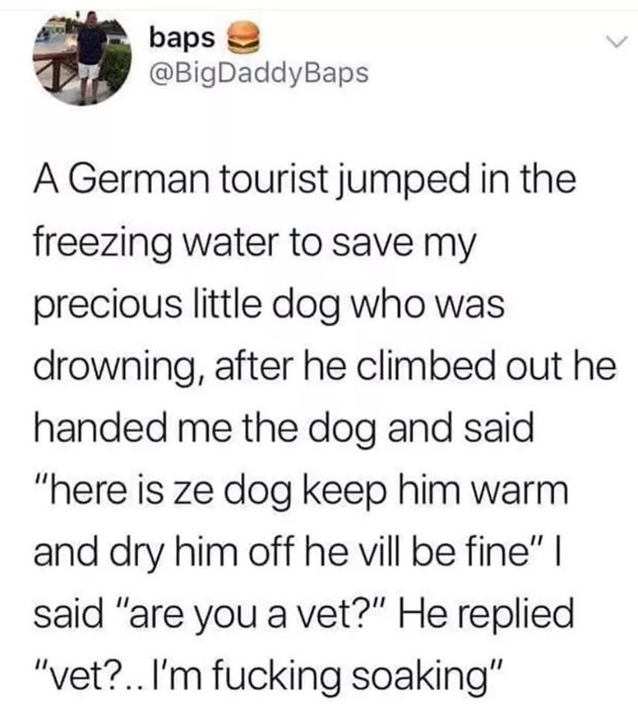 This guy saves animals for a living.