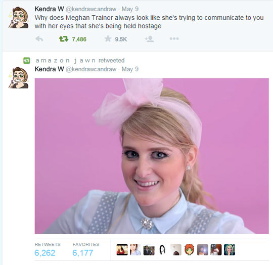 Meghan Trainor's Stare