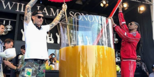 Snoop Dogg broke the Guinness World Record for largest gin and juice