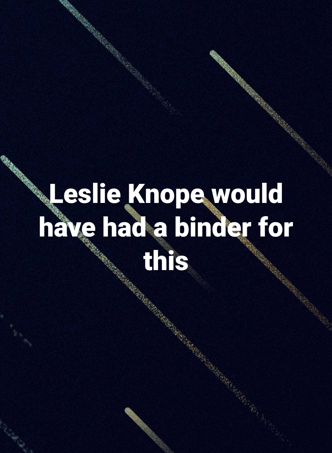 Leslie Knope 2020