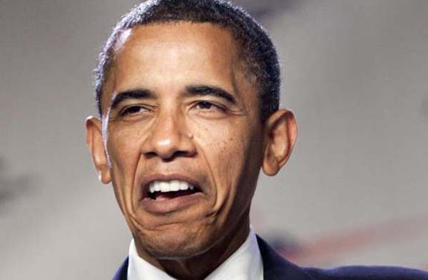Obama's face when he searched through my phone,.