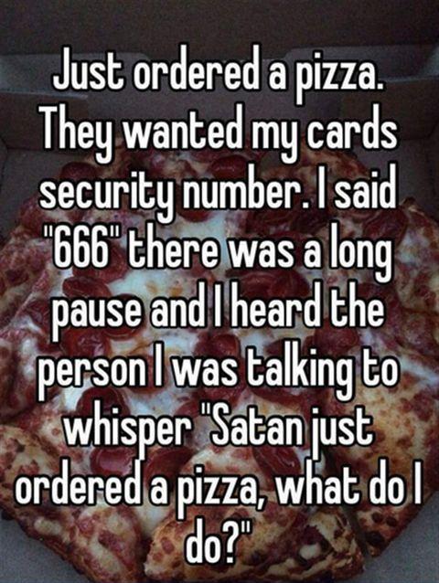 The devils pizza