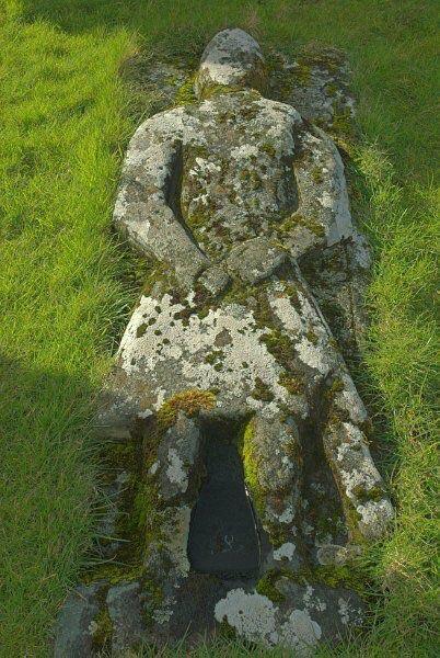 Crusaders grave, Kilmuir cemetary on the Isle of Skye, Scotland