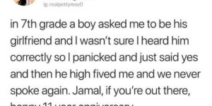 Jamal it’s me, Erma.