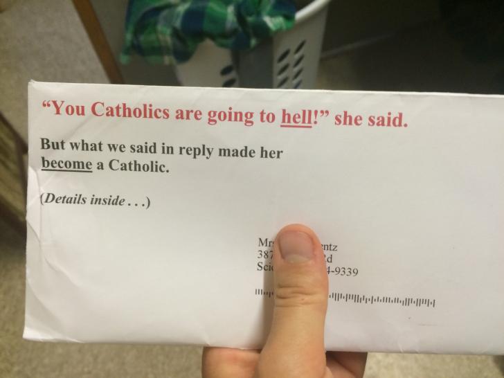 Religious junk mail these days...