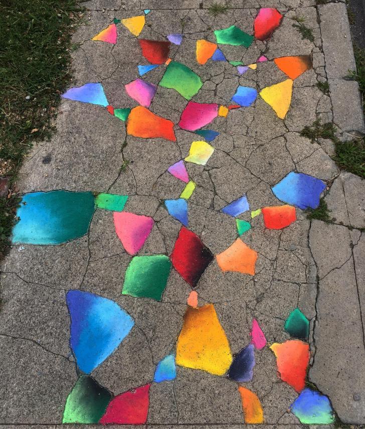 Stained Glass Sidewalk