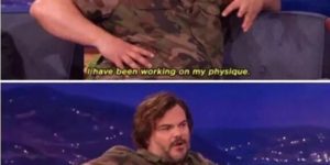 Jack Black explains the perils of trying to get in shape.