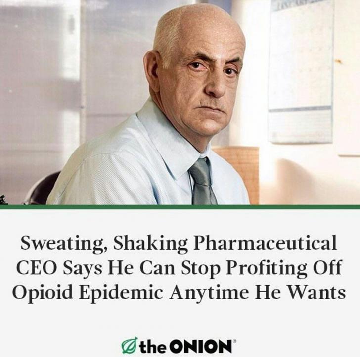Profits are a hell of a drug!
