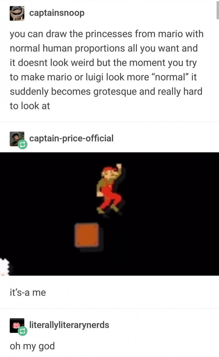 Mario, no