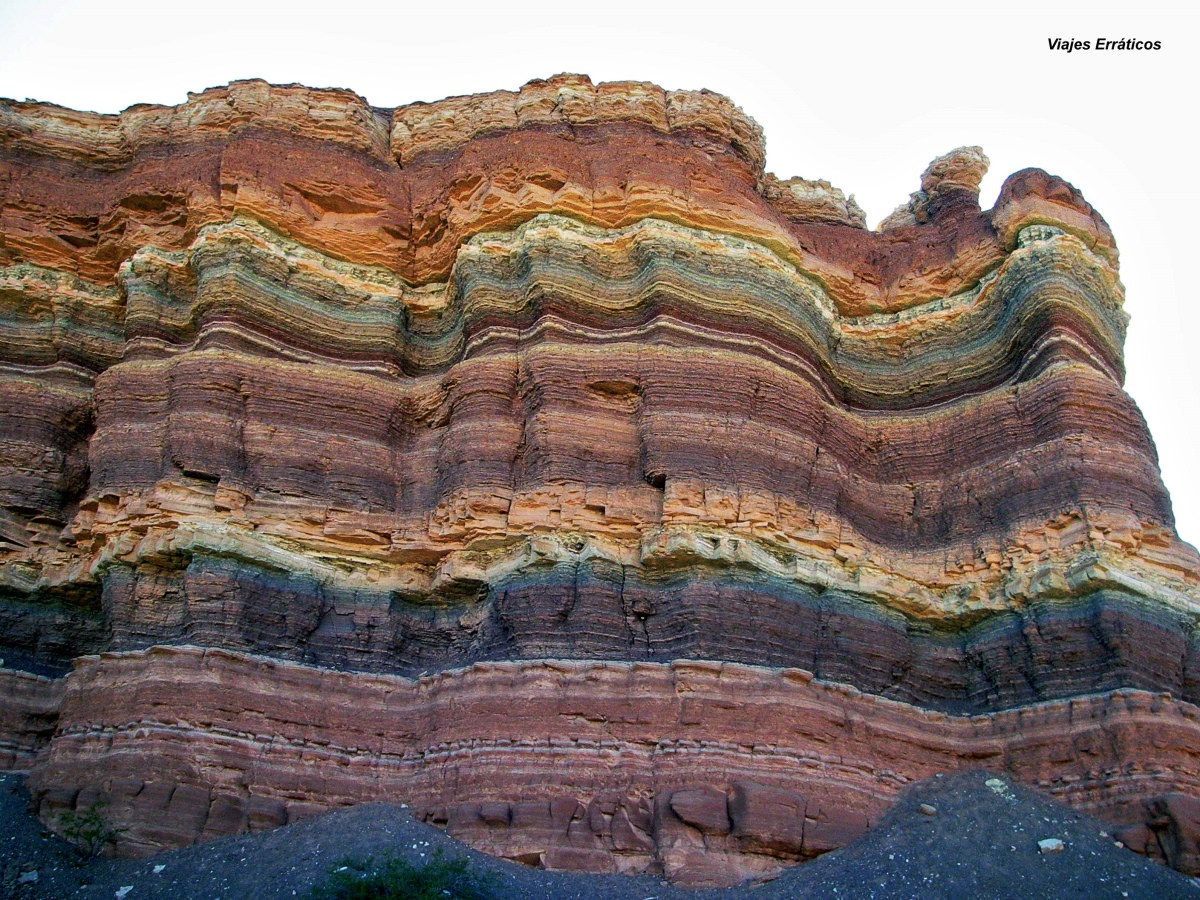 Layers of sediment