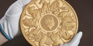 The Royal Mint made a Â£10,000 coin, for some reason.