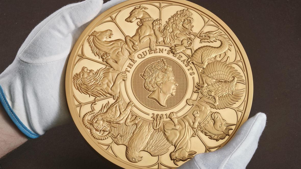 The Royal Mint made a Â£10,000 coin, for some reason.