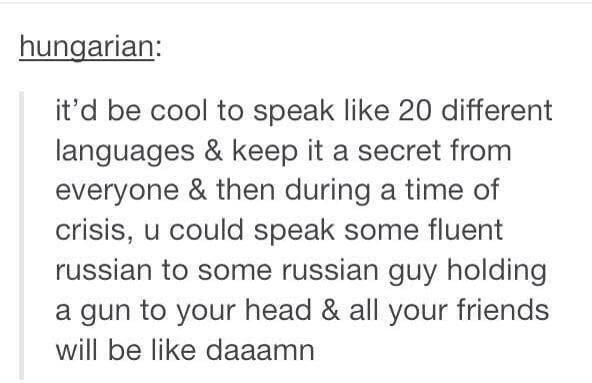 Being multilingual sounds appealing.