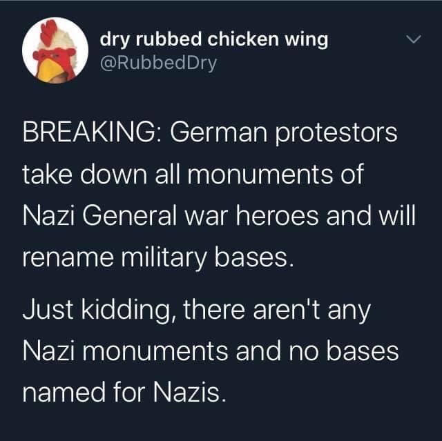 I did'Nazi that coming...