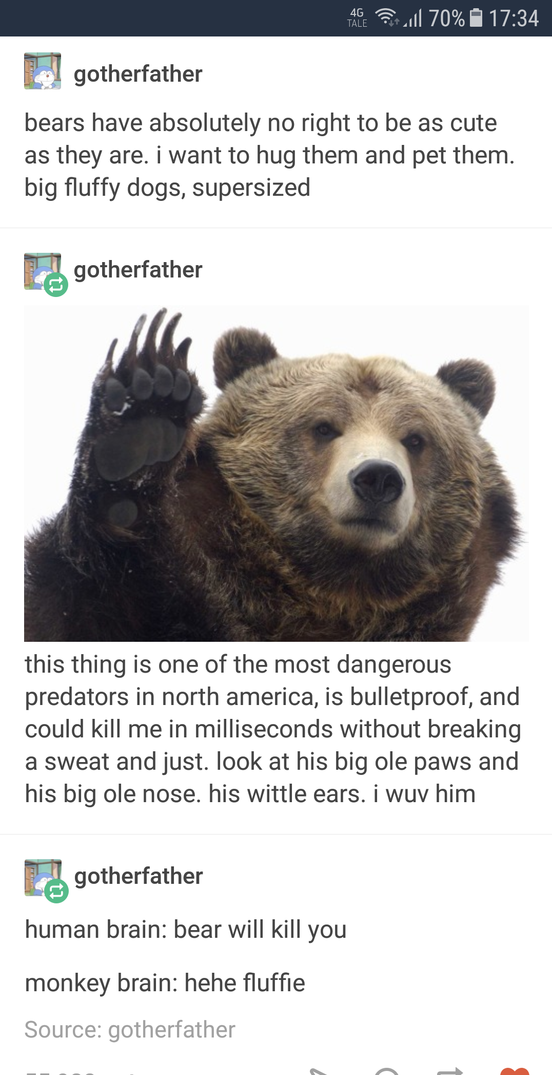 Bear with me...