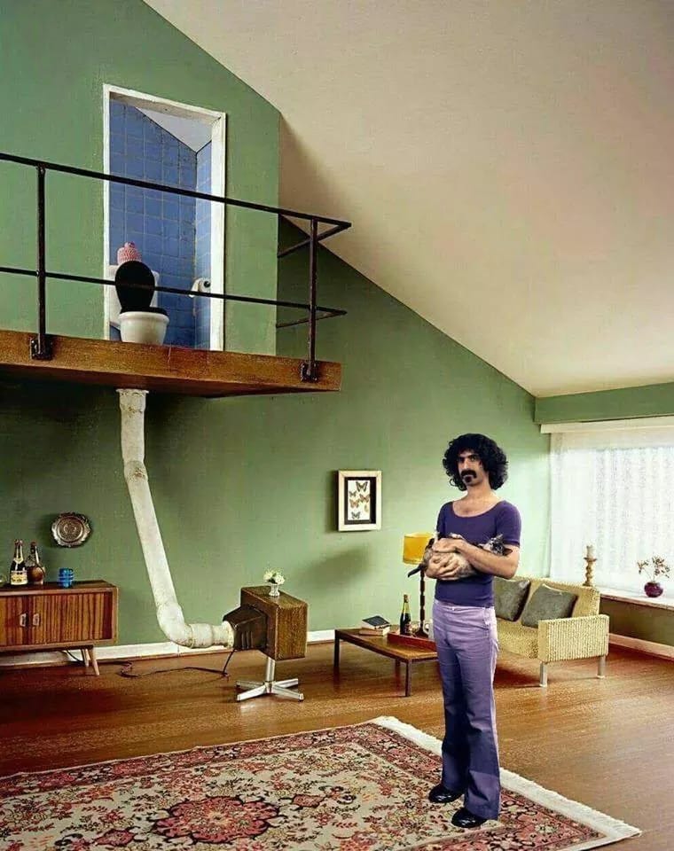 Blow up your TV, basically. - Zappa