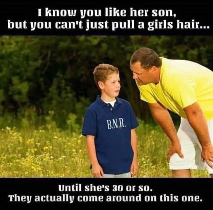 Giving your son the talk...