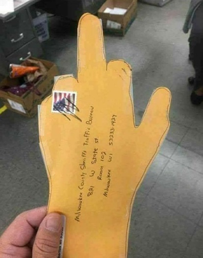 The perfect envelope for paying traffic tickets you didn't deserve, probably.