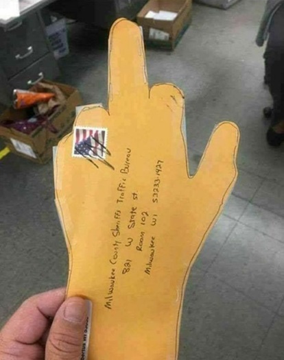 The perfect envelope for paying traffic tickets you didn't deserve, probably.
