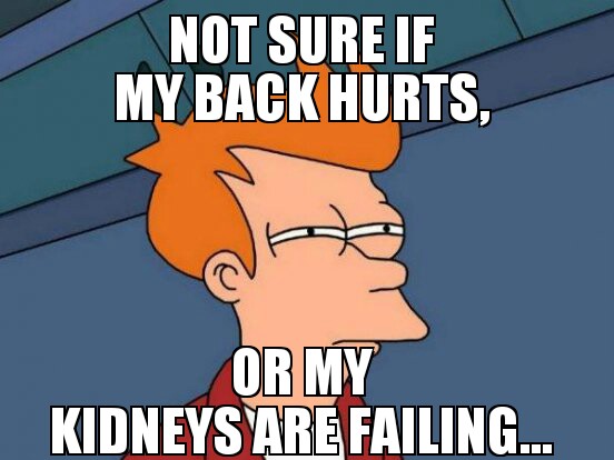 As a hypochondriac...