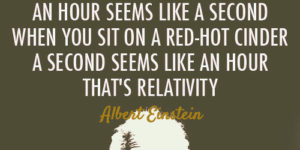 Understanding relativity.