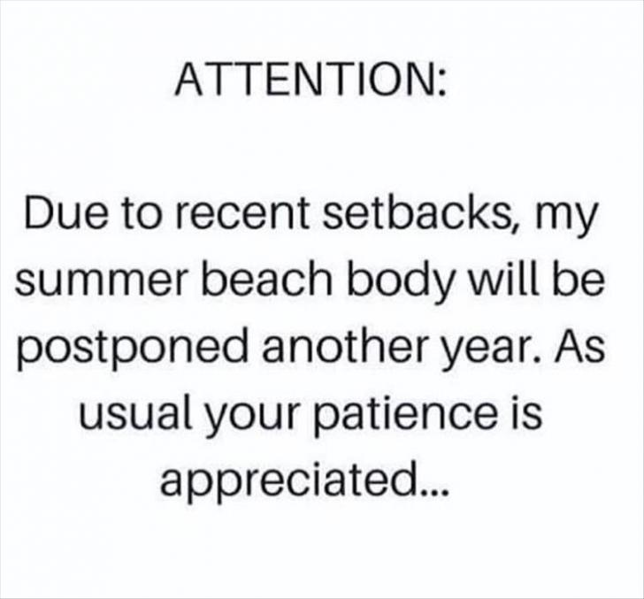 My summer beach body
